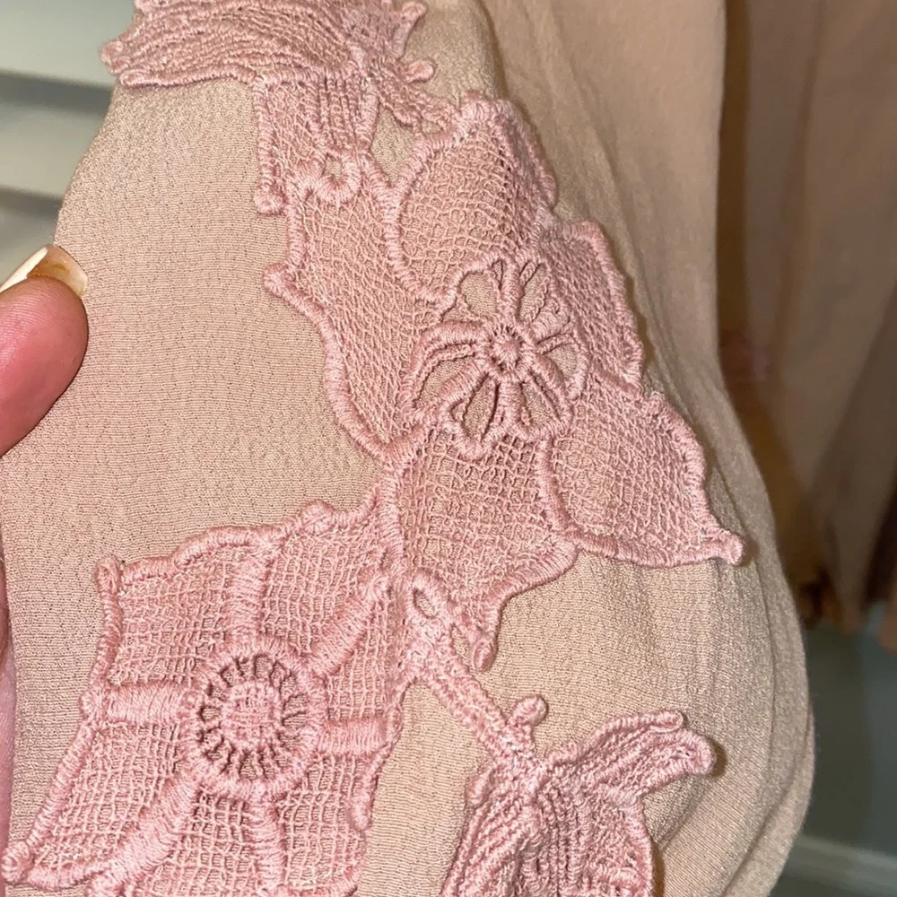For Love And Lemons Pink Lace Romper - Picture 8 of 10